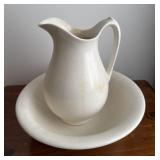 Wash Basin and Pitcher Set