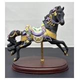 Lenox Midnight Charger Carousel Horse