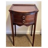 Federal Style Serpentine Front Telephone Table