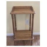 Oak Occasional Table with Shelf