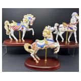 Three Lenox Carousel Figures