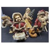 Collection of Christmas Resin People