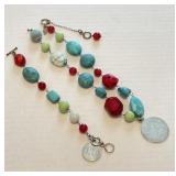 Sterling Silver and Stone Set