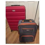 Coolife Luggage Plastic and Rockland Canvas