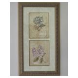 Hydrangea and Lilacs Framed Print