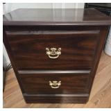 Two Drawer Laminate Bedside Chest