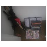 Collection of Umbrellas and Insulated Bags