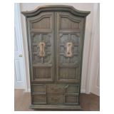 Stanley Vintage Spanish Ornate Wardrobe