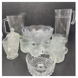 Assortment of Kitchen Glassware, Pitchers and More