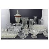 Glass Serving Pieces and Vases