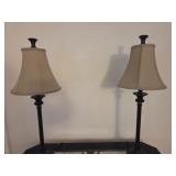 Buffet Lamps with Metal Base