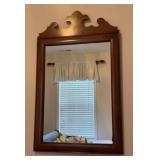 Chippendale Style Wood Framed Mirror