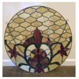 Round Stained Glass Panel