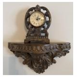 Wall Shelf and Regency Style Clock