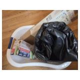Laundry Basket Iron Hamper and Garment Bag