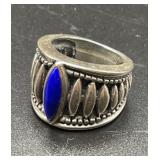 Sterling Silver and Lapiz Lazuli by Fili Menegatti
