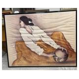 Lithograph Print R.C. Gorman "Pottery Keeper"