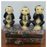 Monkey Trinket Box