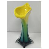 Calla Lily Art Glass Vase