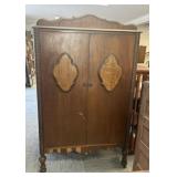 Art Deco Wood Wardrobe