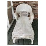 Wicker Chaise