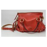 Dooney & Bourke Red Leather Florentine Satchel