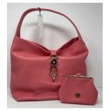 Dooney & Bourke Light Pink Logo Lock Shoulder Bag