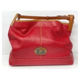 Dooney & Bourke Crimson Pebble Leather Purse