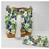 Dooney & Bourke Floral Bucket Bag and Wristlet