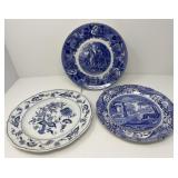 Blue and White Decorative Plates