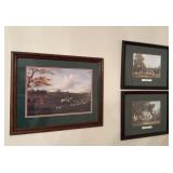 Framed Equestrian Scenes