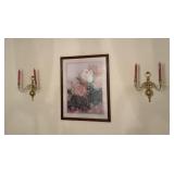 Framed Floral Artwork