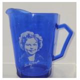 Glass Shirley Temple Pitcher