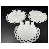 Milk Glass Plates