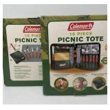 Two Sets Coleman Picnic Totes