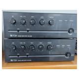 Two TOA Mixer Amplifier BG-2060