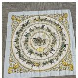 Vintage Hermes Paris Scarf