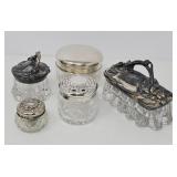 SP Lidded Vanity Jars