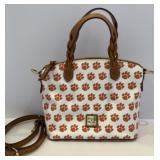 Dooney and Burke Clemson Small Celeste Satchel