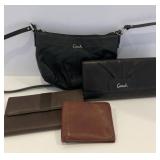 Coach Leather Crossbody Purse and Wallet