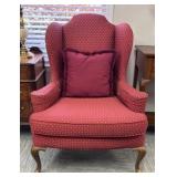 Wingback Chair with Pillow