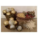 Gold Christmas Ornaments