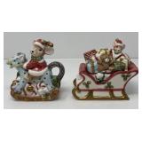 Fitz & Floyd Christmas Mice Cream & Sugar