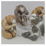 Four Cartier Monkeys