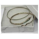 Two Sterling Bangles