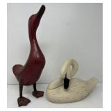 Wooden Duck, Wooden Swan