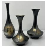 Asian Metal Vases
