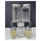 Hoosier Jars, Striped Shakers