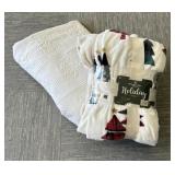Martha Stewart Queen Coverlet, Holiday Throws