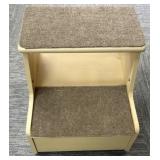 Wood Step Stool with Storage